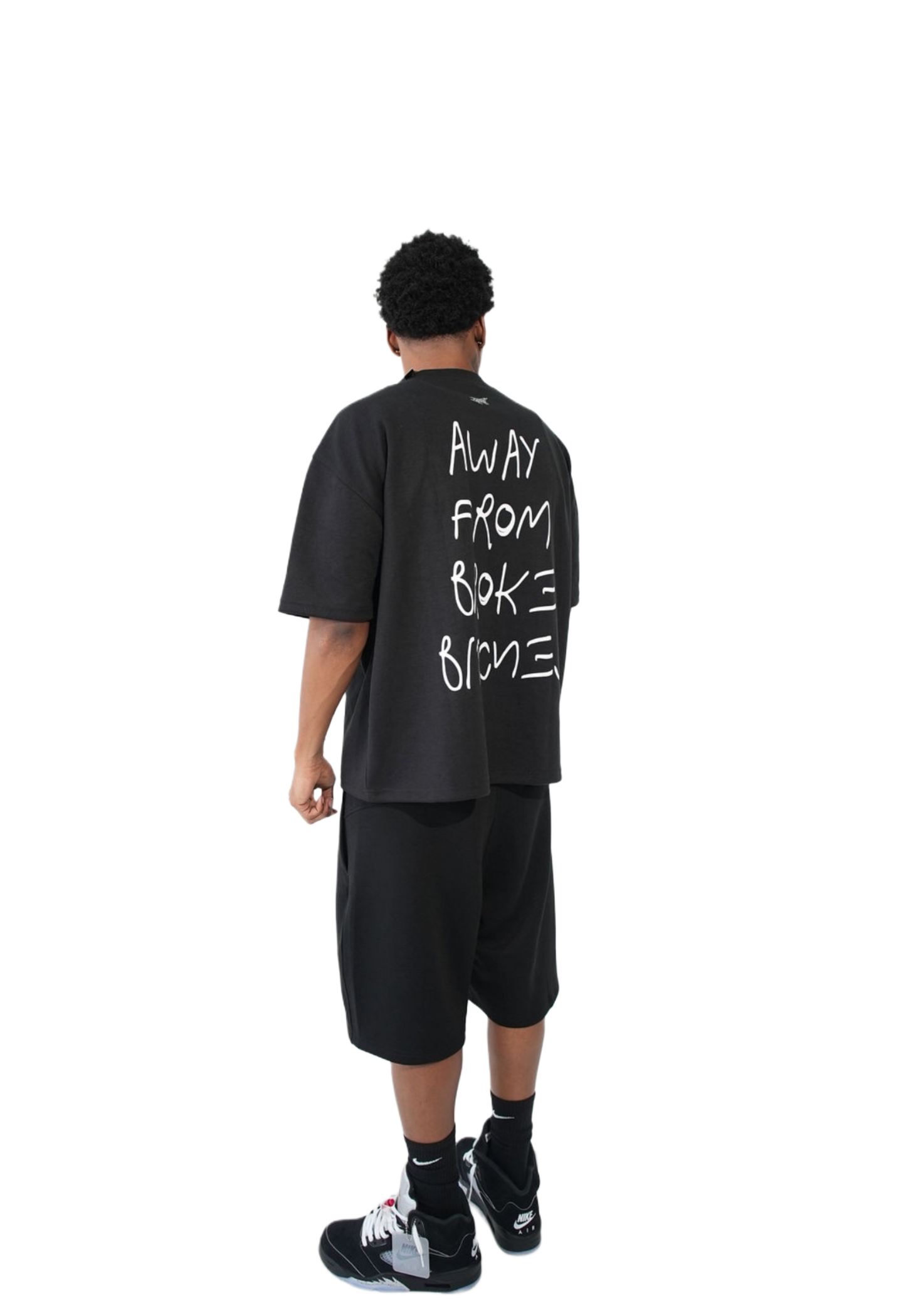 Pre-Order "AWAY FROM BROKE BITCHES" (Black) T Shirt